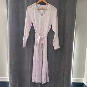 Cloth & Stone Lavender Long Sleeve Dress